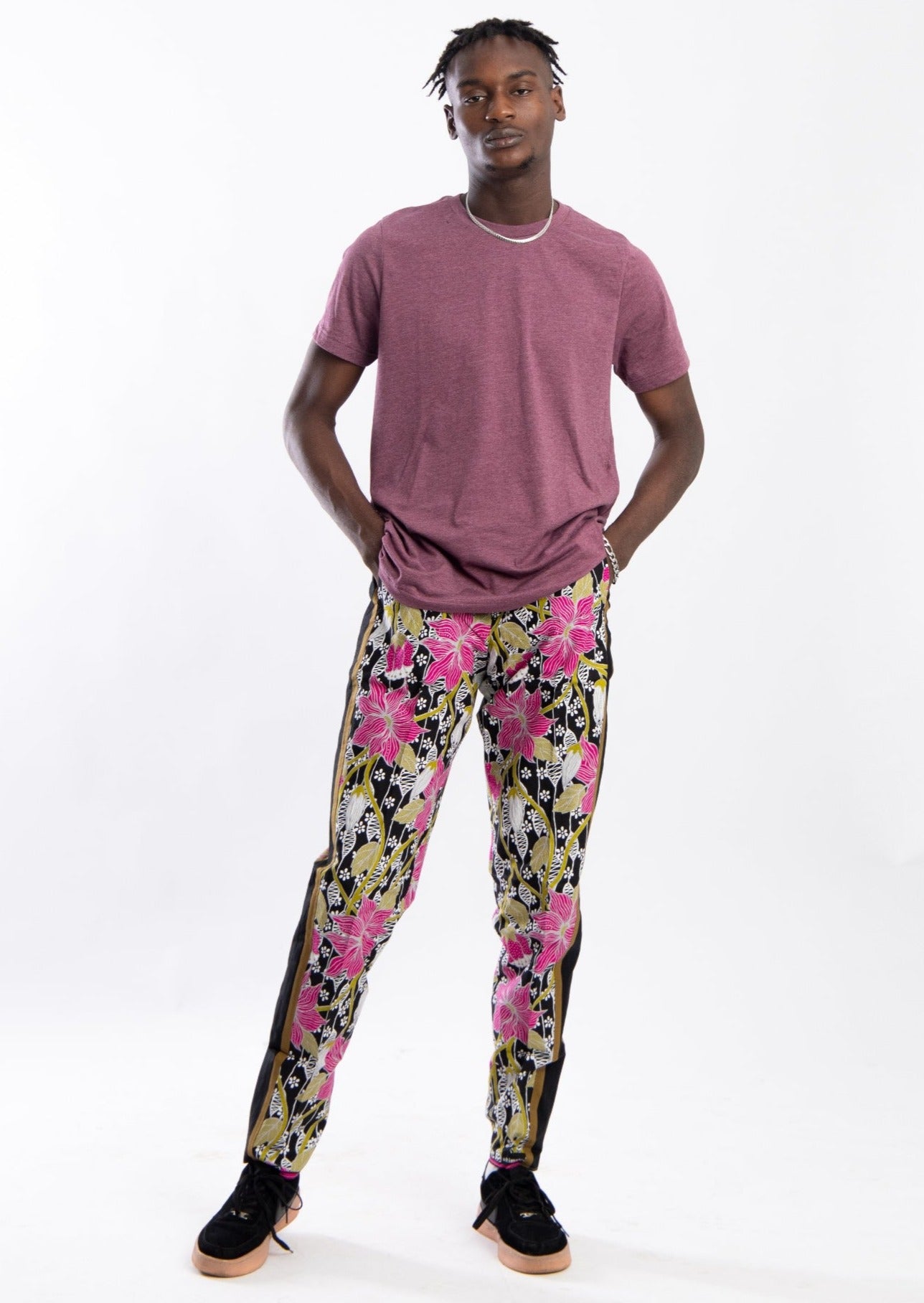 Flowery gbaja pants