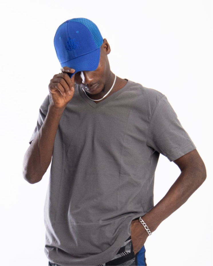 EYOTALO BRAND Face Cap BLUE