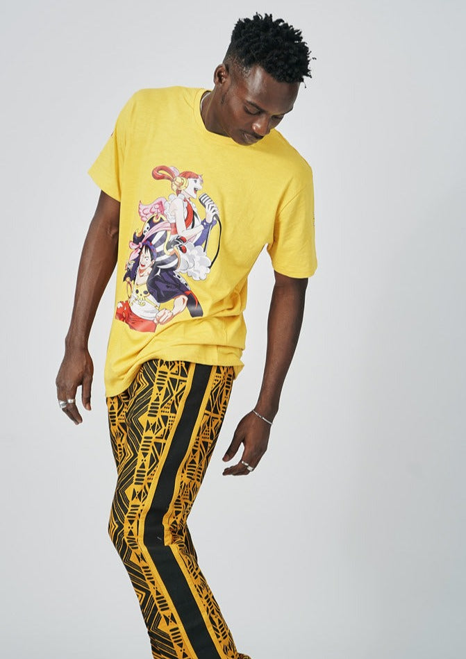 Yellow Anime inspired T shirt