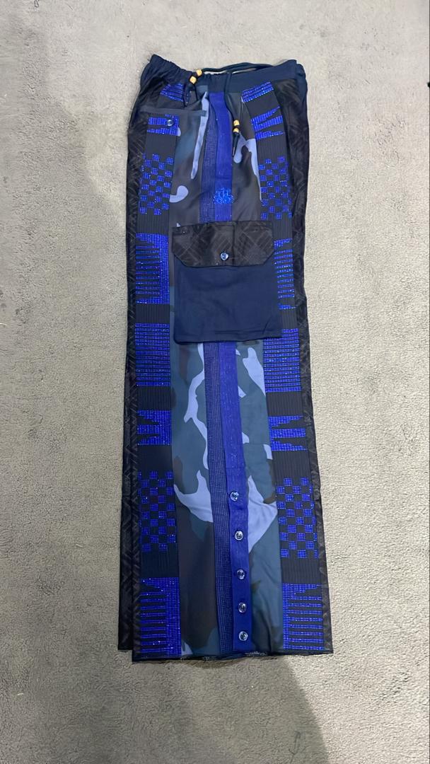 MR. GBAJA™️ - 6 Panel Garbage Pants Edition (MIDNIGHT SKIES)