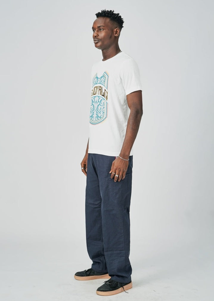 EYOTALO BRAND BIB PRINT TEE (WHITE)