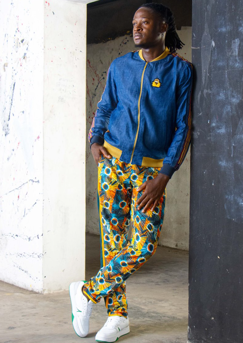 JOJU™️ DENIM - ASO-OKE with Bullion crest JACKET