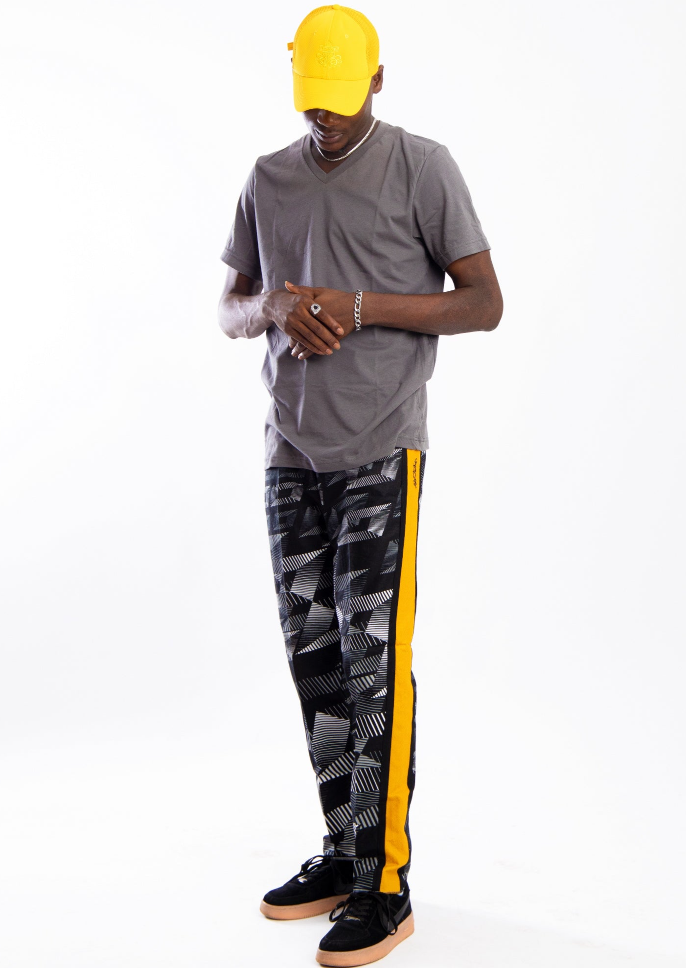 Geo-Monotone Camouflage Mr.GBAJA™️ Pants (YELLOW)