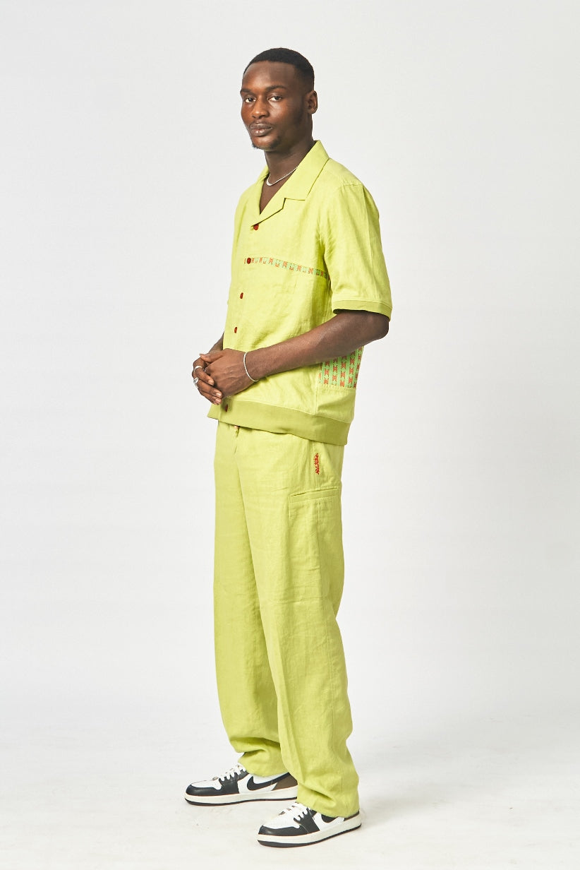 2 Piece LINEN - ASOOKE FUSION - LIGHT GREEN